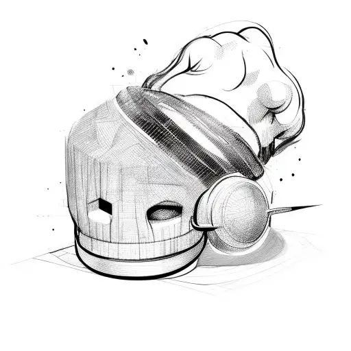 Cerebro Con Gorro De Chef