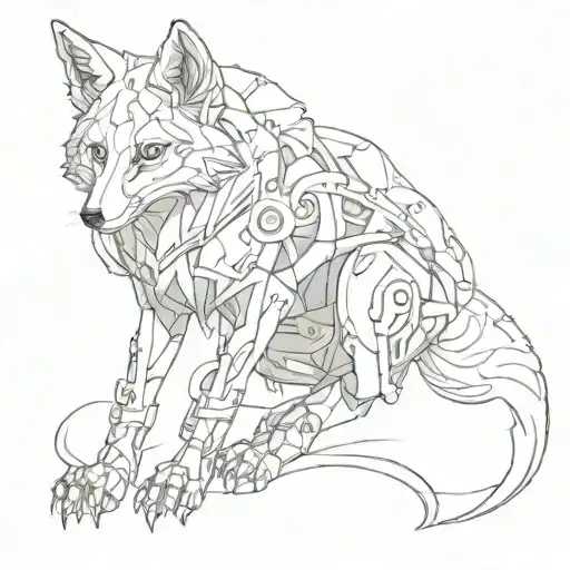 The Biomechanical Fox Full Body Sit Alone