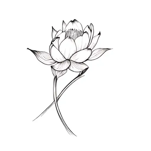 A Lotus Flower