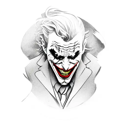 Joker From Joker Card On Cloud