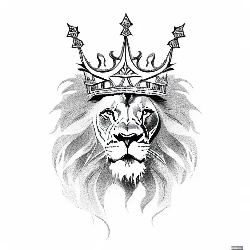 Lion With Crown Religious