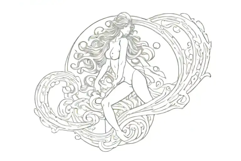 Aquarius And Ray Silhouette Instead