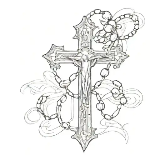 Cross And Rosary