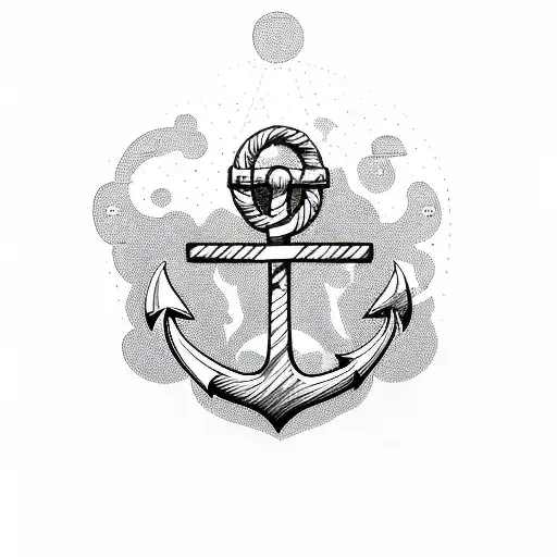 Anchor With Letters J L B