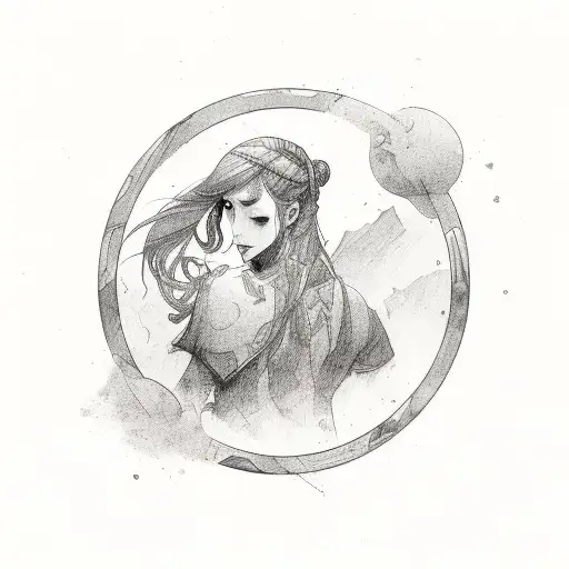 Female Names In A Circle