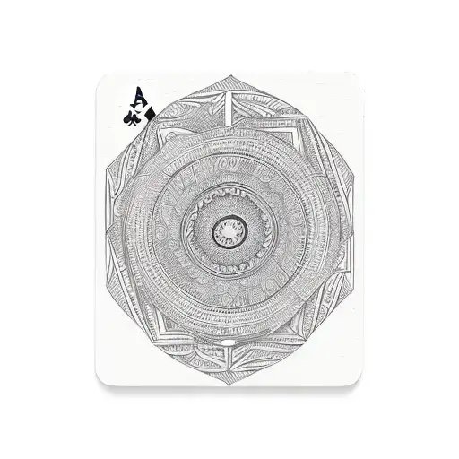 A Deck Of Cards Arranged In A Unique And Meaningful Pattern