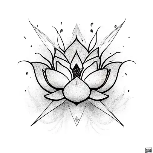 Lotus With The Letters J