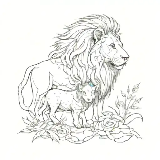 A Lion And A Lamb