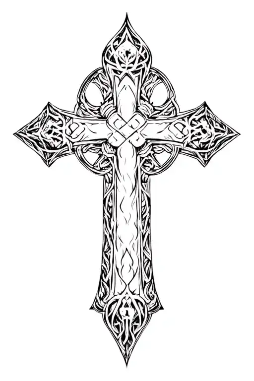 Gaelic Cross Of The Dead
