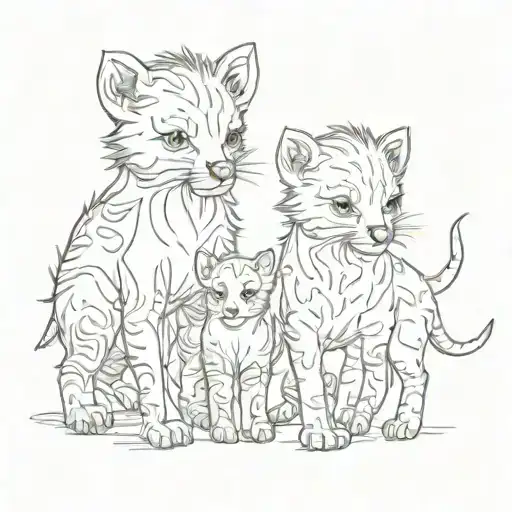 Baby Boy Animal Silhouettes