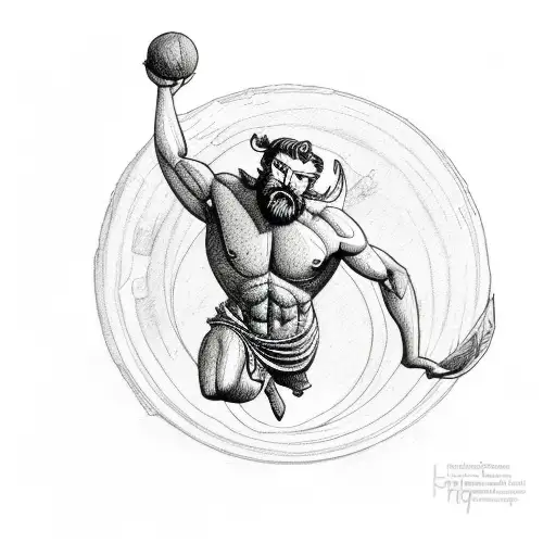 Greek Titan Atlas Letting Go Of The Earth