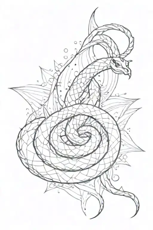 Snake Star Waterdrop