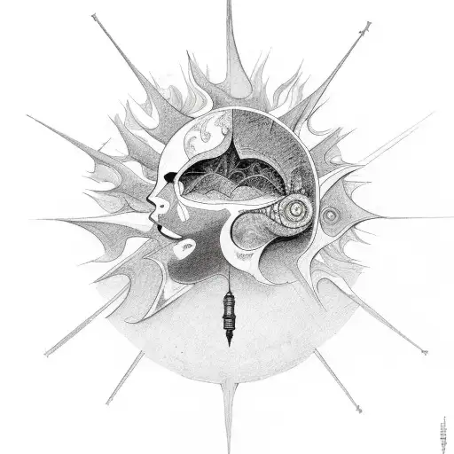 A Storm Inside The Head With The Heart As The Sun