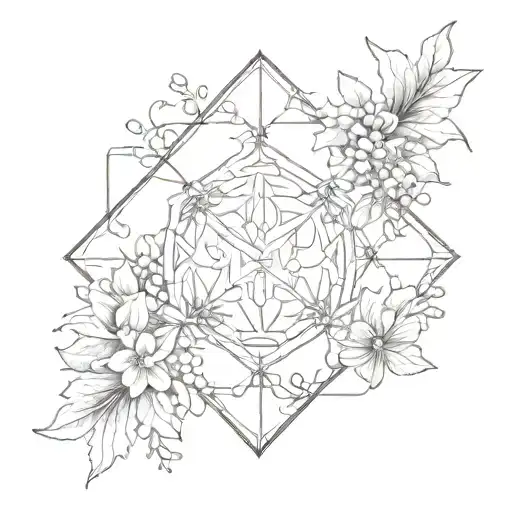 Pa Dutch Hex Symbol With Virgo And Femininity Nature