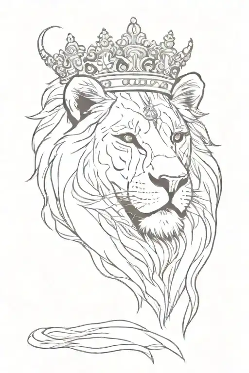 Lion With Tiara