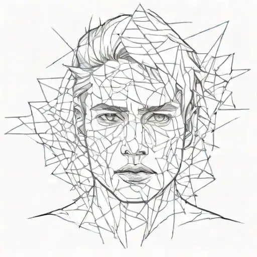 Shattered Self Portrait