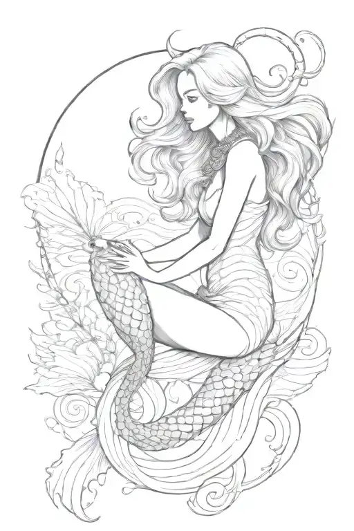 Mermaid Sitting