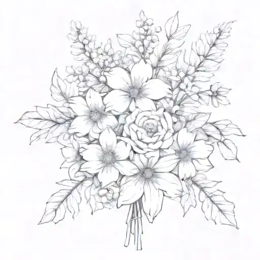 Birth Month Flower Bouquet