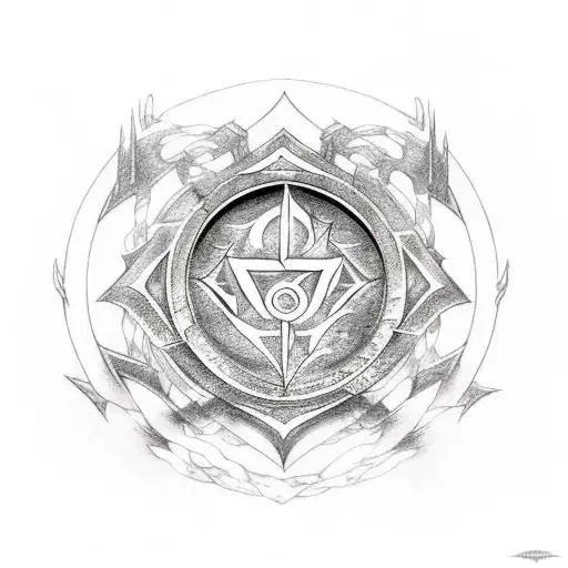 Incorporate The Symbols Of Lineage 2 And Dark Avenger Into A Tattoo Inspired By Ancient Runes