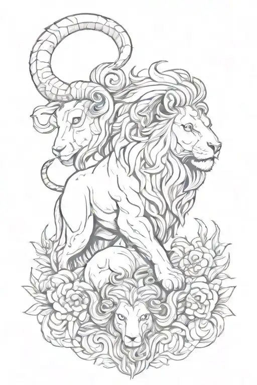 Lion And Ram