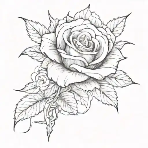 Candle Rose Arm Sleeve