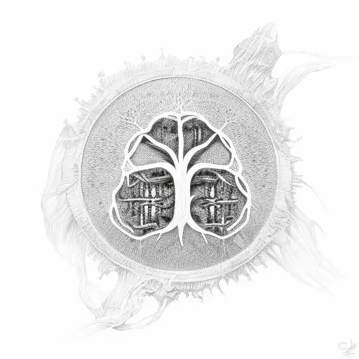 Cadaceus As Tree Of Life