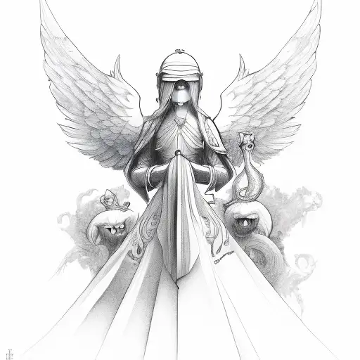 Guardian Angel Brown Eyes