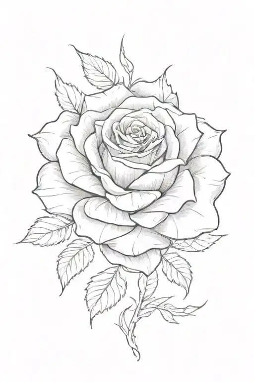 Rose With Words Written