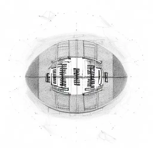 Football Stadium With Ultras And Fire