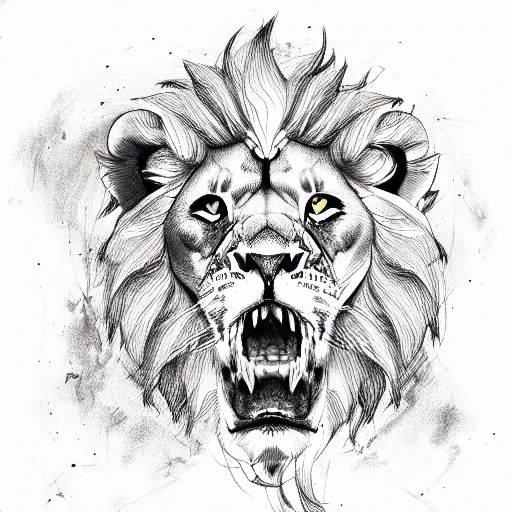 Lion With The Word Ben