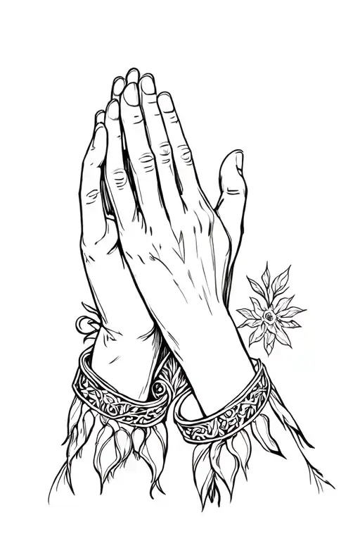 Praying Hands Western