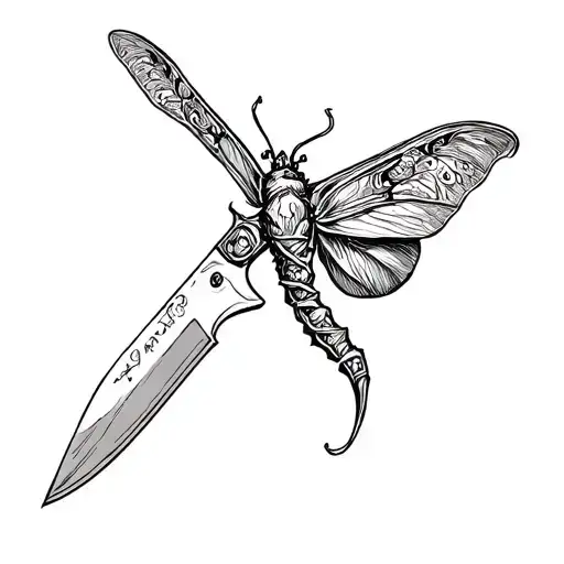 Knife And Moth