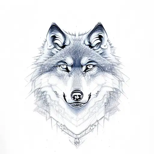 Mercedes Benz W124 And Wolf