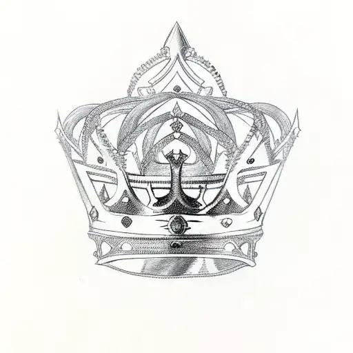Queen Crown And Superman Logo