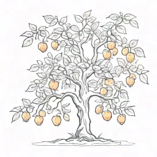 Orange Tree In Memory Of My Grandma