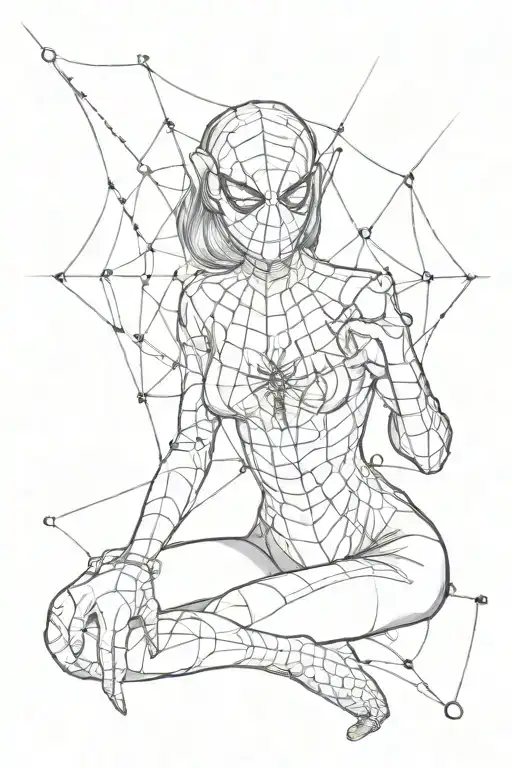 Spider Web Bdsm Girl
