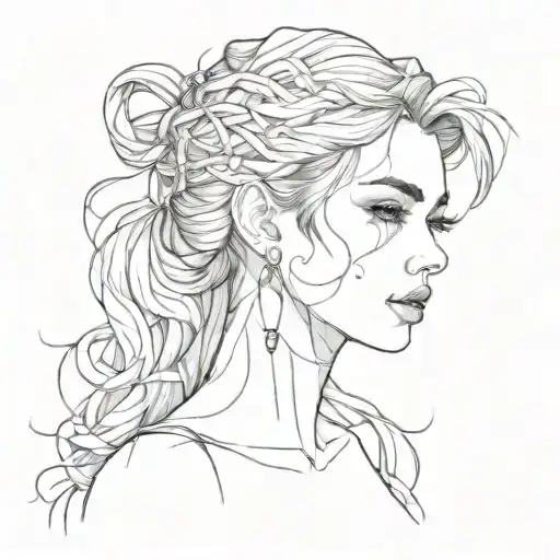 Realistic Portrait Of