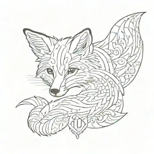 A Fox Around The Word Fox