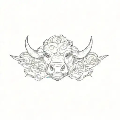 The Head Of A Bull