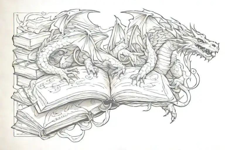 Dragon Books Surrounded