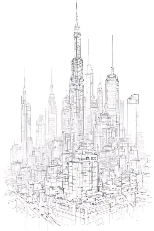 Cyberpunk Tokyo City