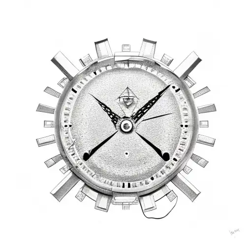 A Heart-shaped Diamond Encrusted Stopwatch Gears