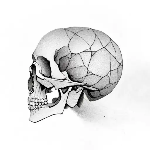 Beautiful Pahadi Girl With Skull