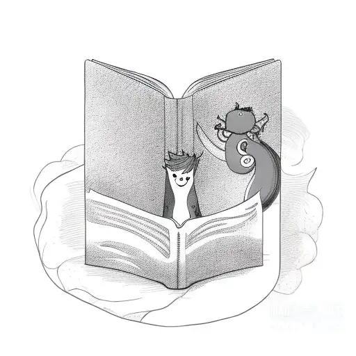 The Little Prince Headstanding While Reading A Book