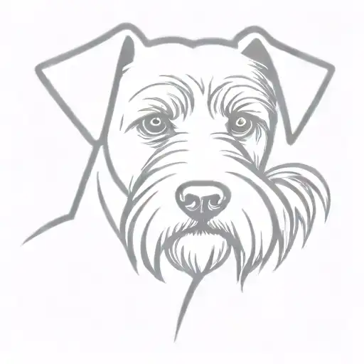 A Schnauzer Dog