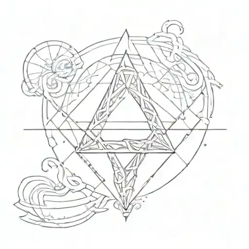 Delta Symbol Combined With Infinity Symbol