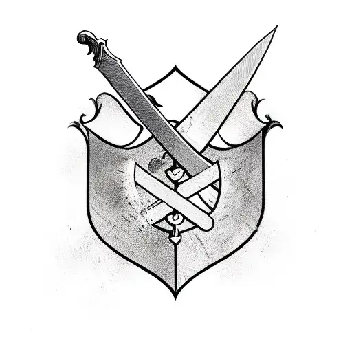 Sword With Lithuanian Flag