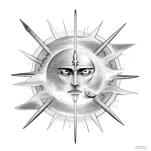 Sword With The Sun And The Moon