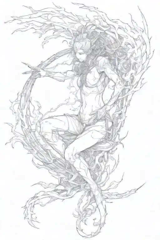 Gabimaru Execution By Fire