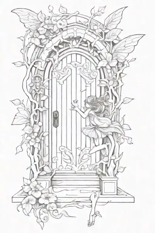 Fairy And Fairy Door